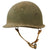 Original U.S. WWII Complete 1944 M1 McCord Welded Front Seam Swivel Bale Helmet with CAPAC Liner Original Items