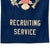 Original U.S. WWII Era US Army Recruiting Service Recruitment Banner - 27” x 56” Original Items