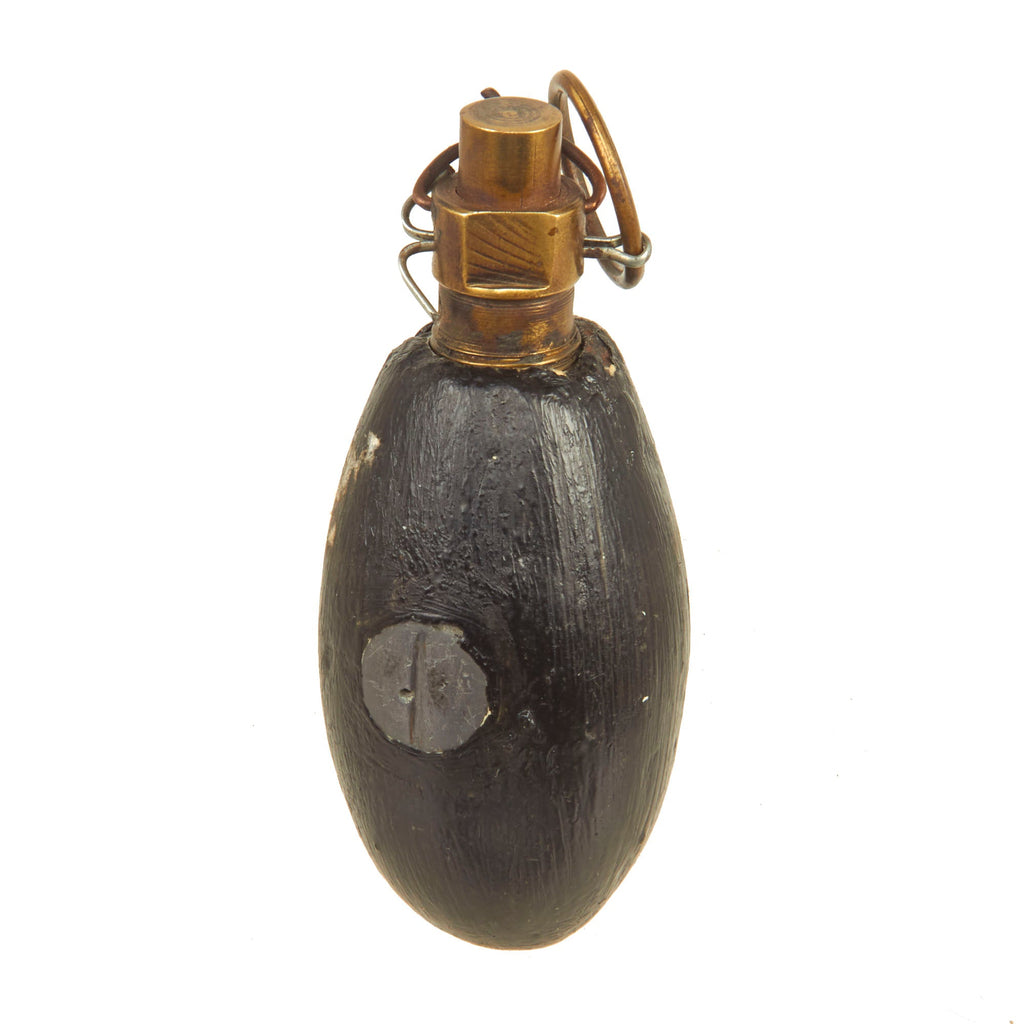 Original British WWI Inert No. 34 “Egg” Grenade With Fuse Assembly Original Items