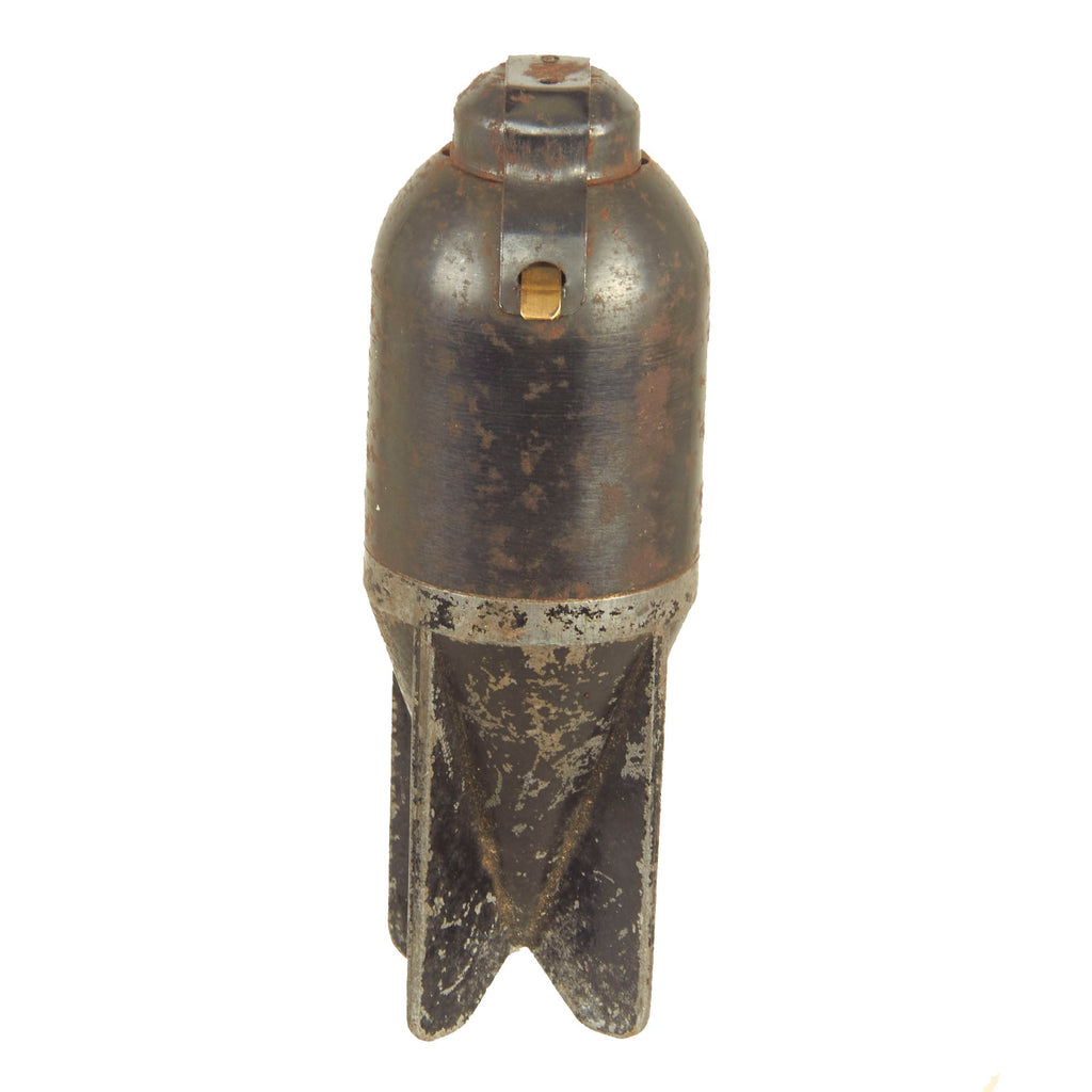 Original Italian WWII "Red Devil" 45mm Brixia Model 35 Mortar Bomb dated 1940 - Inert Original Items