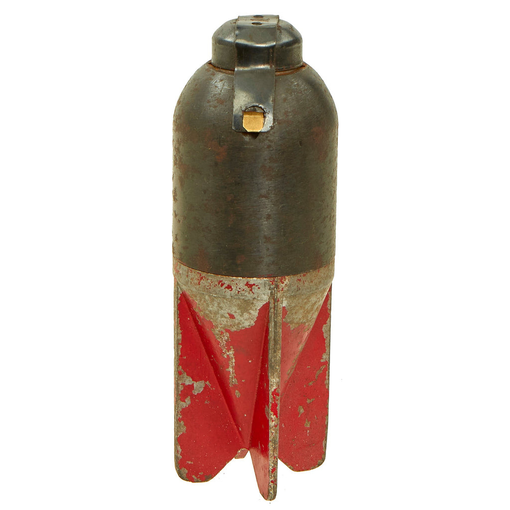 Original Italian WWII "Red Devil" 45mm Brixia Model 35 Mortar Bomb Original Items