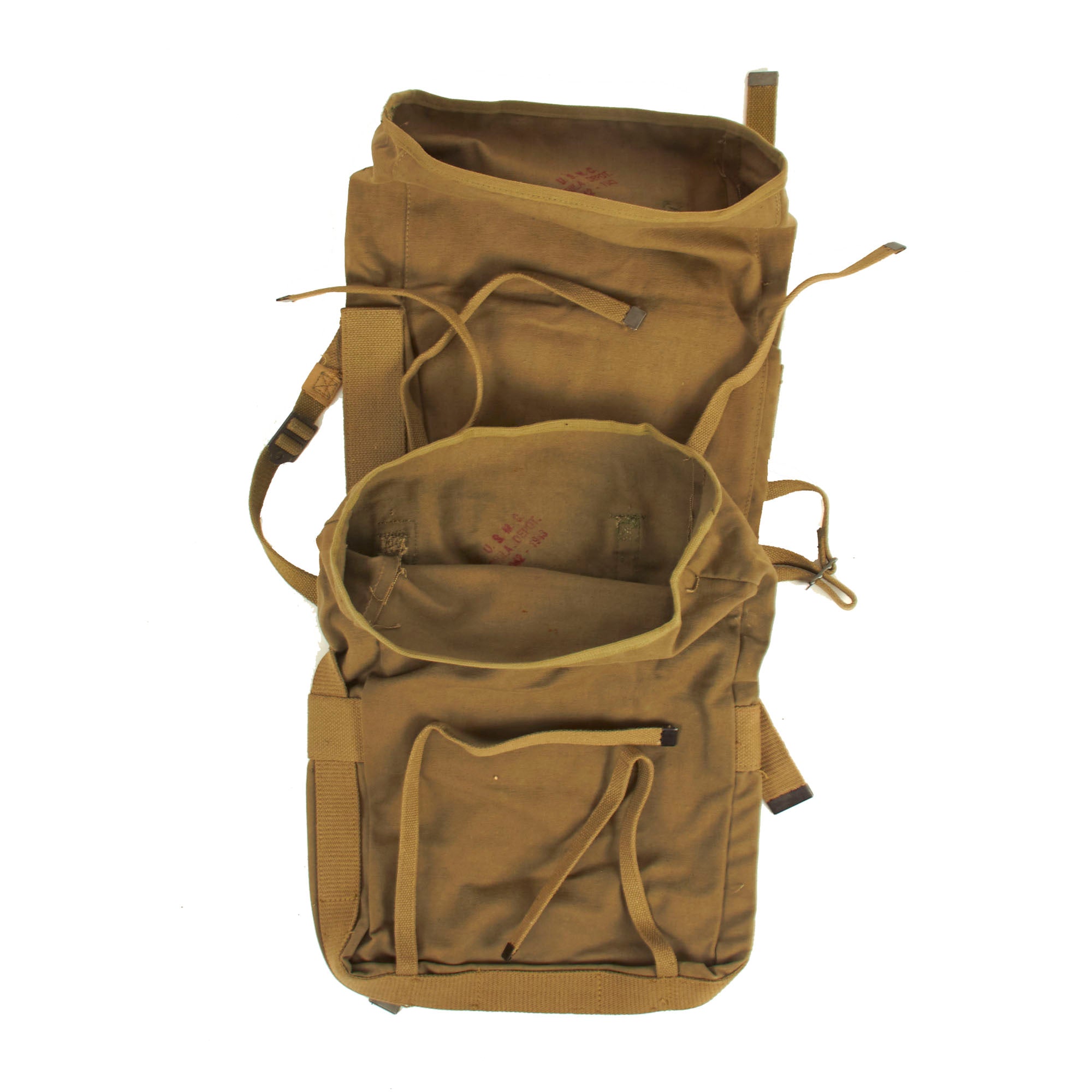 Original U.S. WWII M-1941 USMC 2nd Pattern Haversack Upper Bag 