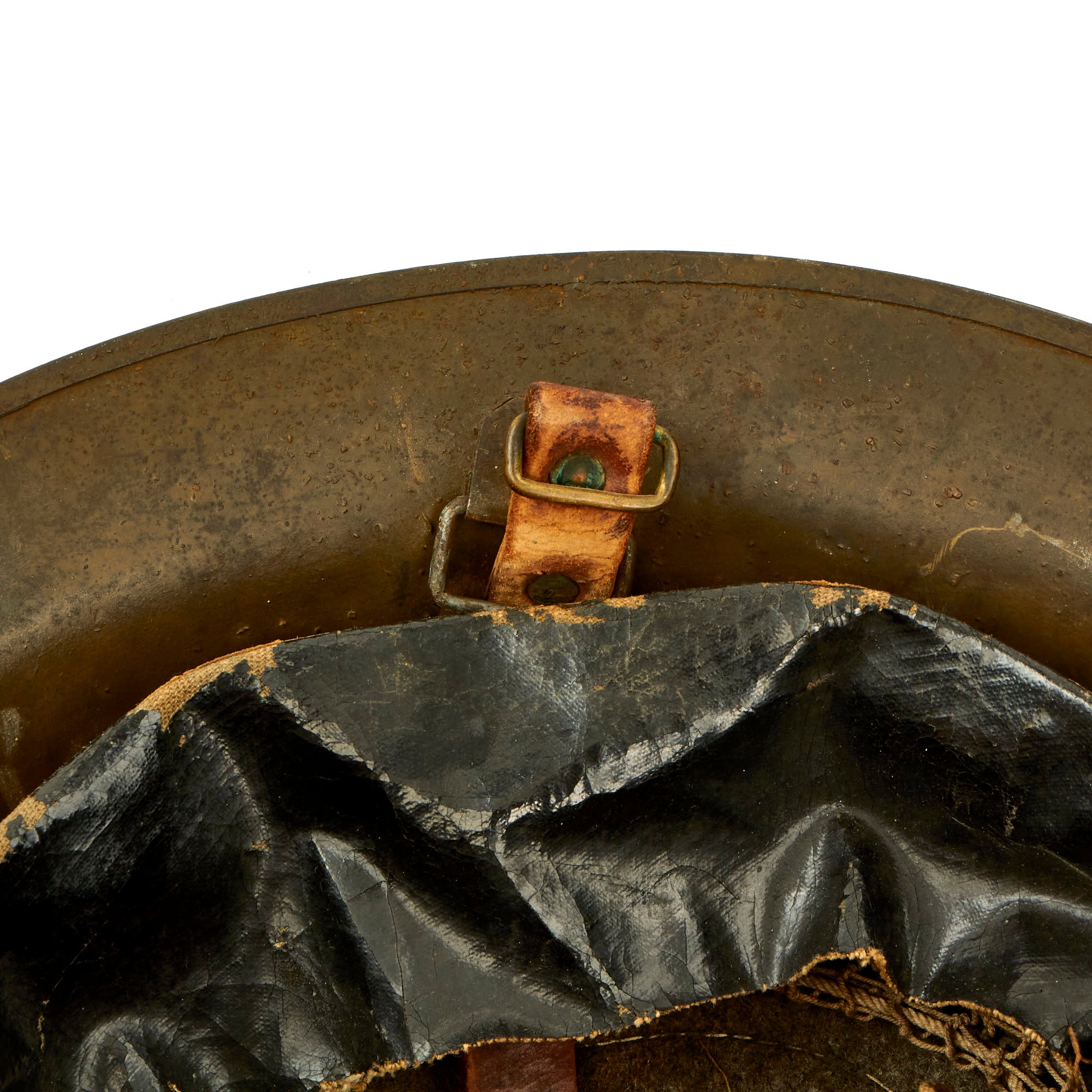 Original U.S. WWI M1917 Helmet of the 3rd Infantry Division with ...