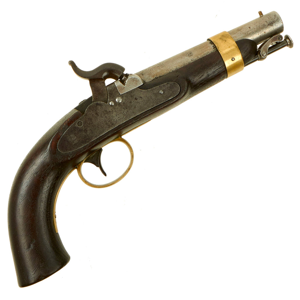 Original U.S. Model 1842 Internal Hammer Naval Percussion Pistol by N.P. Ames - dated 1845 Original Items