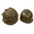 Original WWII U.S. Late War Produced Netted With Scrim M-1C Paratrooper Helmet With Westinghouse Jump Liner - Named To 1st Lieutenant George Santiago Original Items