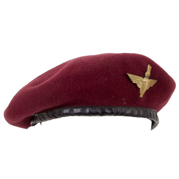 Original British WWII Parachute Regiment Maroon Beret by Corne With Ba ...