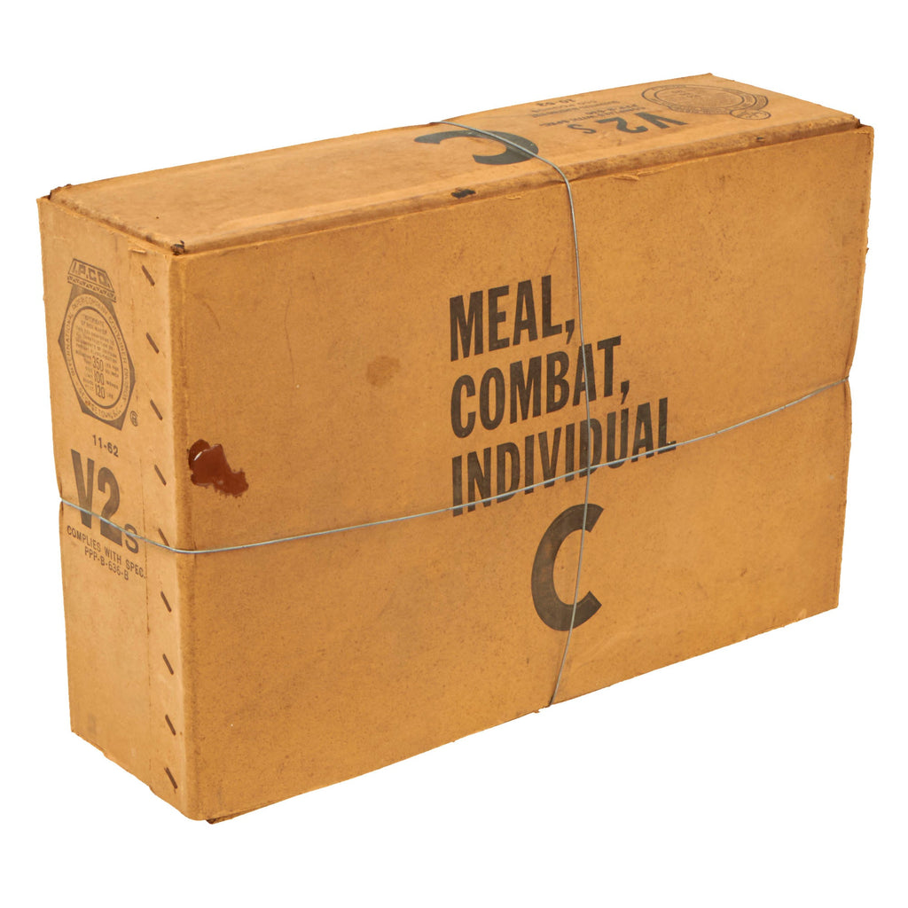 Original U.S. Vietnam War Sealed and Unopened Type C Field Ration “C-Rat” by Southern Package & Storage Co. - Dated December 1962 Original Items