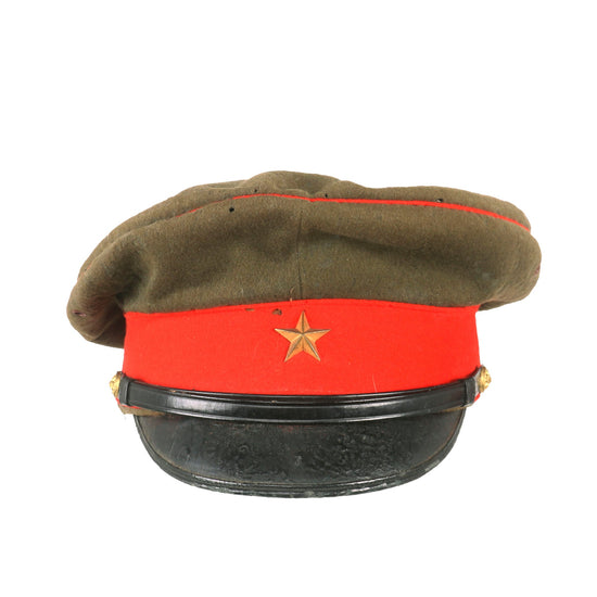 Original WWII Imperial Japanese Army Type 45 Officer Visor Cap Original Items