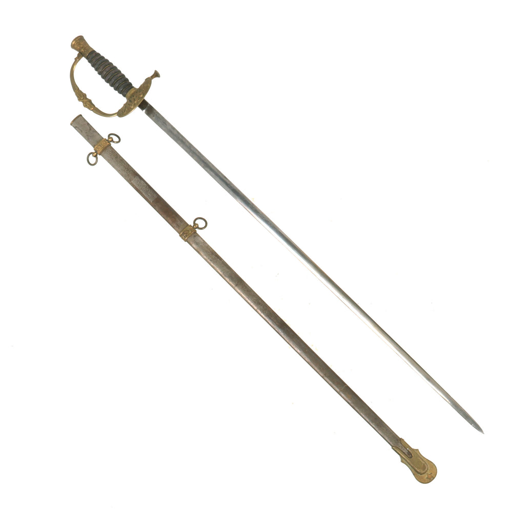 Original U.S. Grand Army of the Republic M1860 Officer Sword with Scabbard - Circa 1880s