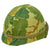 Original U.S. WWII Vietnam War M1-C Paratrooper Helmet with Reversible Mitchell Camouflage Cover Original Items