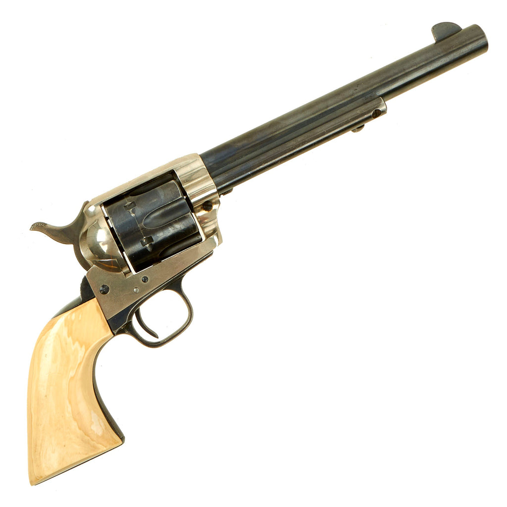 Original U.S. Colt .45cal Single Action Army Revolver made in 1898 with Replaced 7 1/2" Barrel & Marine Ivory Grips - Serial 175851 Original Items