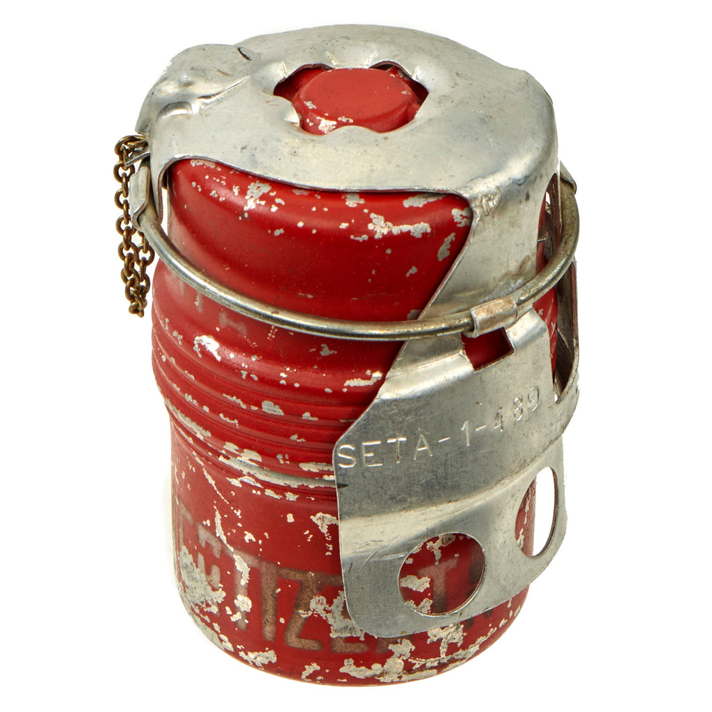 Original Italian WWII Model 35 Red Devil Grenade by - Bomba a Mano Mod. 35 Original Items