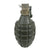 Original U.S. Early WWII Inert MkII Pineapple Fragmentation Grenade with Repainted Early Body & M10A3 Fuze