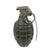 Original U.S. Early WWII Inert MkII Pineapple Fragmentation Grenade with Repainted Early Body & M10A3 Fuze