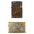 Original U.S. Vietnam War “The Rockpile” (Elliot Combat Base) Engraved 1950-1957 Zippo Lighter With Affixed Eagle, Globe and Anchor With Republic of Korea Marines Web Belt Buckle - Both Belonged To Same Marine Original Items