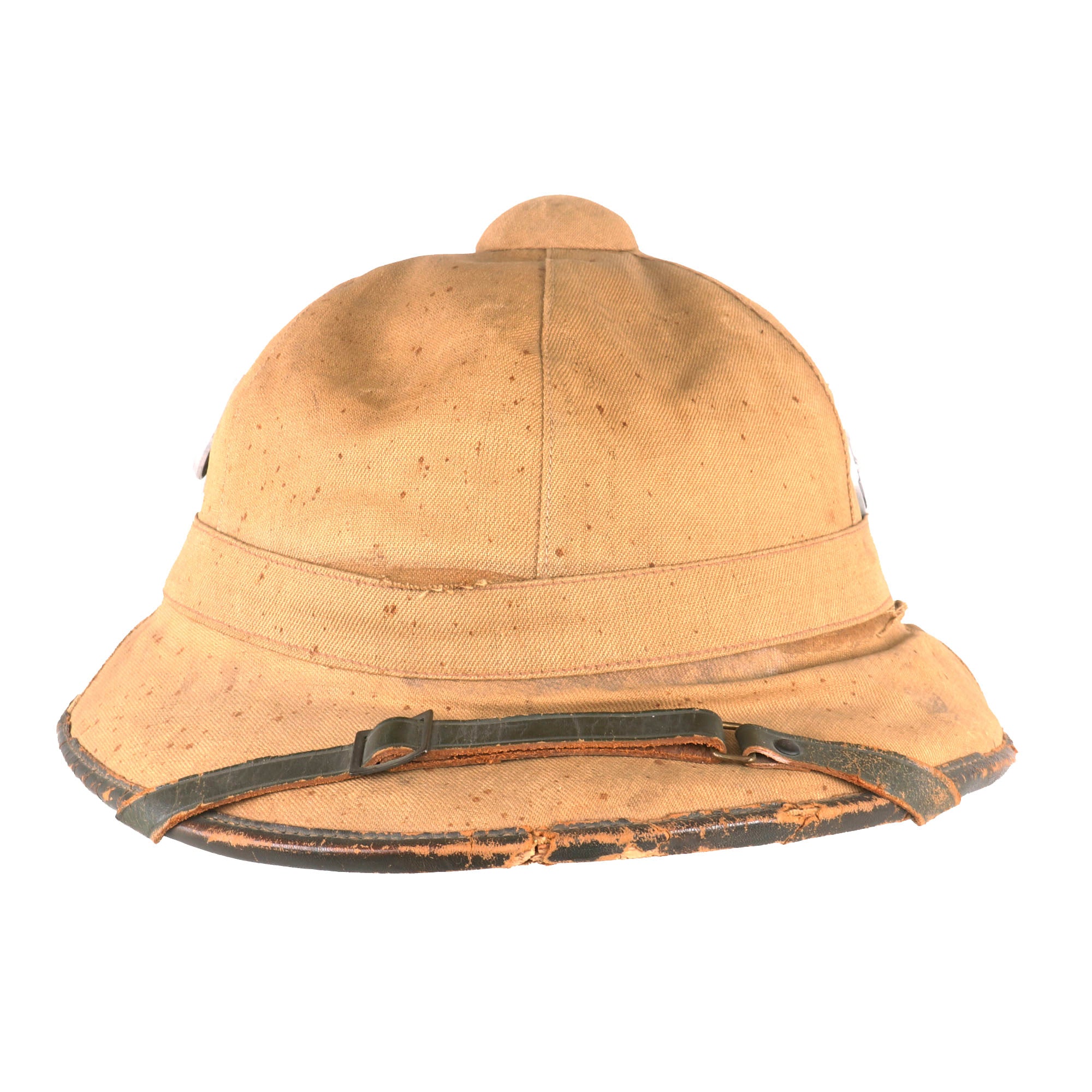 Original German WWII Service Worn First Model DAK Afrikakorps Sun Helm ...