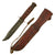 Original U.S. Korean / Vietnam War Era Mark 2 KA-BAR Fighting Knife in Leather Sheath Original Items