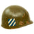 Original U.S. Korean War M1 Helmet Liner With Original 3rd Division Painted Insignia - Liner by CAPAC Original Items