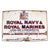 Original British WWI Era British Royal Marines Porcelain Recruitment Sign - 24” x 34” Original Items