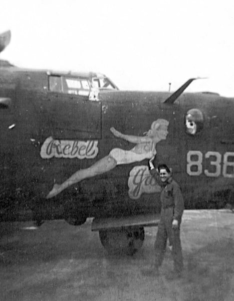 Original U.S. WWII Named 8th Air Force B-24 Liberator “Rebel Gal” Bomb ...