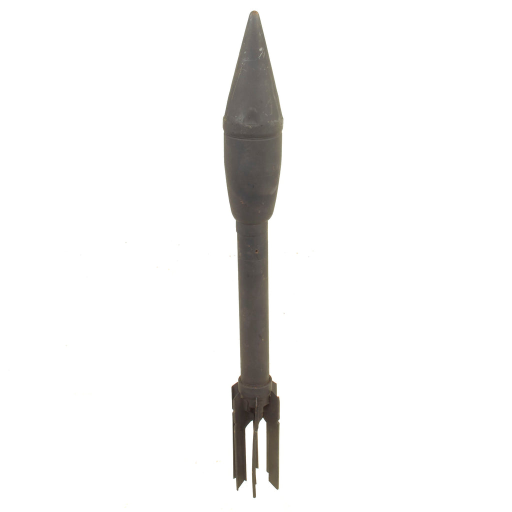 Original U.S. WWII M7A1 Anti-Tank Practice Rocket for the M1 and M1A1 2.36 Inch Bazooka Launcher - Inert Original Items