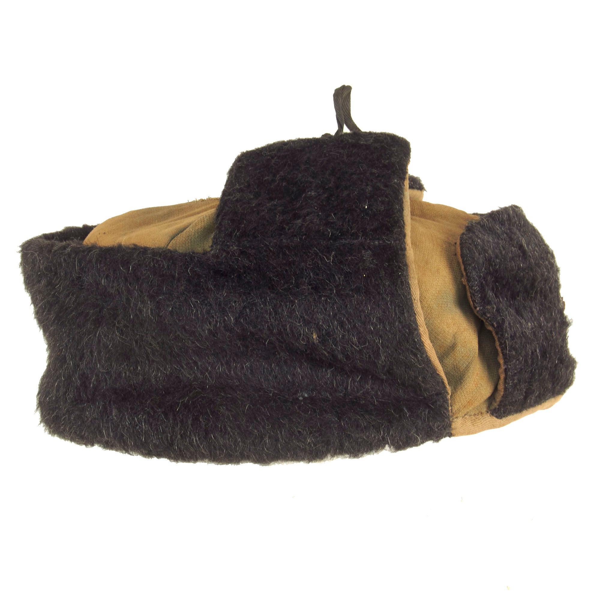 Original Soviet WWII Ushanka Winter Cap With Two Piece Cap Insignia ...