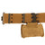 Original U.S. WWI M1917 Holster for 1911 .45 Revolver with M-1910 Pistol Belt, WWI Half Moon Clip .45 Cal 3 Pocket Pouch and First Aid Pouch With Carlisle Dressing - Dated 1918 Original Items