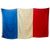 Original French WWI Era Large Tricolor National Flag - 57 ½” x 96” Original Items