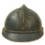 Original RARE WWI Romanian Model 1915 Adrian Helmet with King Ferdinand Badge- Complete with Original Liner and Chinstrap Original Items