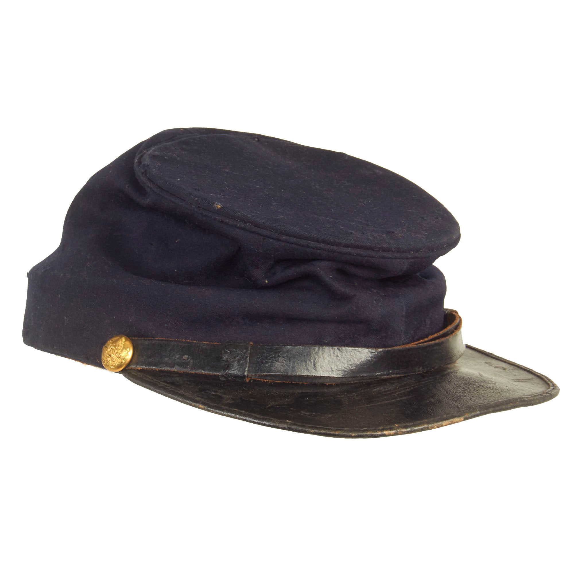 Original U.S. Civil War Commercial Chasseur Style Pattern Kepi With Infantry I Side Buttons