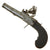 Original British Box-lock Pocket Flintlock Pistol with Fold-out Trigger & Turn-Off Barrel - circa 1770-1820 Original Items