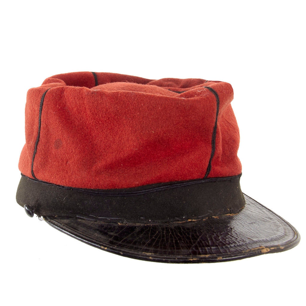 Original French Early WWI M-1874 Enlisted Man’s Red Kepi Original Items