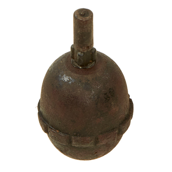 Original German WWI Model 1917 n/A Inert Egg Hand Fragmentation Grenade - Eierhandgranate - Fine Condition