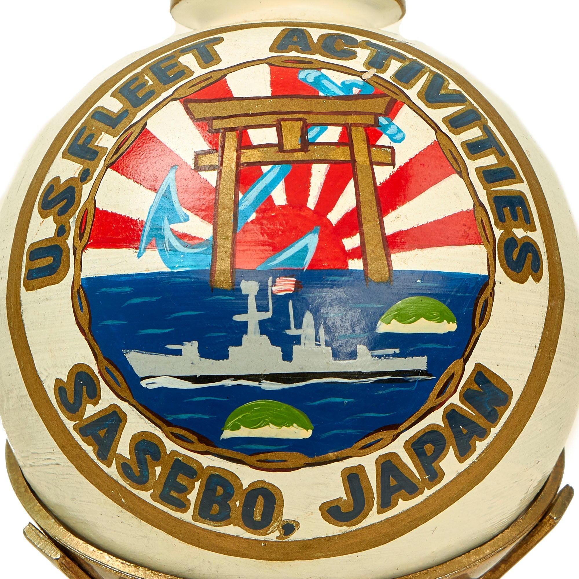 Original U.S. Post WWII Era “U.S. Fleet Activities Sasebo, Japan