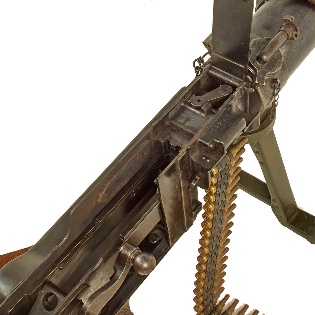 Original German WWI Maxim MG 08/15 Display Machine Gun Serial 5409 a b ...