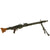 Original German WWII MG 42 Display Machine Gun by Mauser Werke with Bipod & Belt Drum - made in 1944-1945 Original Items