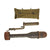 Original U.S. WWII M7 Grenade Launcher for M1 Garand Rifle with Inert M11A4 Practice Grenade and New Old Stock M15 Grenade Launcher Sight Still Wrapped In Canvas Carry Pouch Original Items