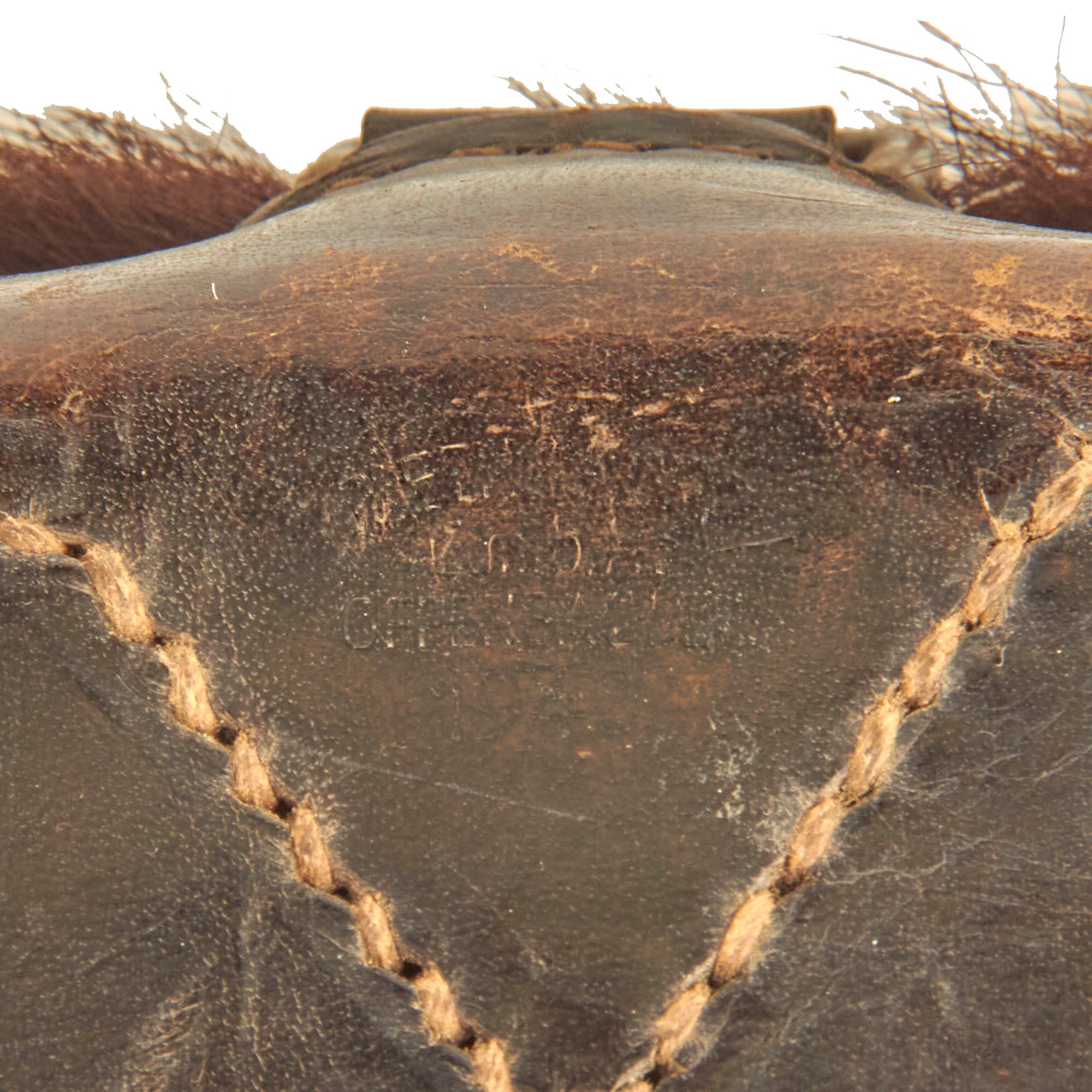 Original German WWII Tornister 34 Cowhide Backpack with Shoulder Straps ...