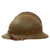 Original French WWII M1926 Adrian Helmet with Liner and Chinstrap - Olive Green