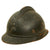 Original French WWI Issue Model 1915 Adrian Helmet in Horizon Blue with RF Badge and Partial Liner Original Items