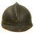 Original French WWI Issue Model 1915 Adrian Helmet in Horizon Blue with RF Badge and Partial Liner Original Items