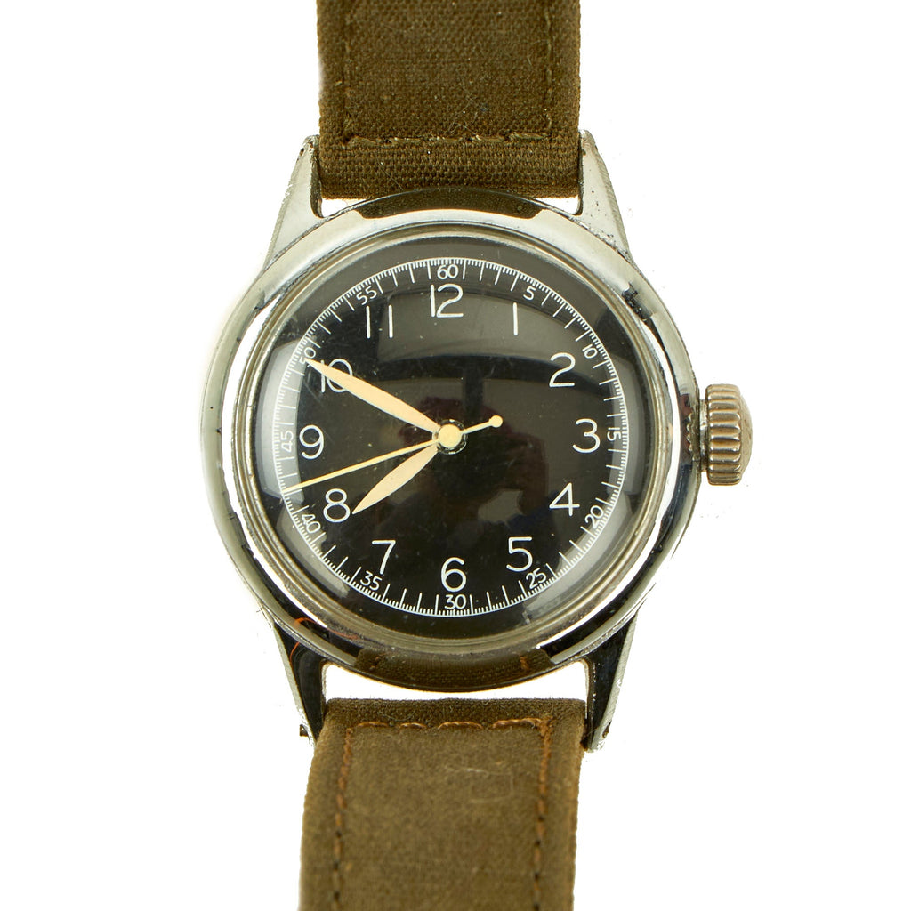 Original U.S. WWII 1944 Dated Type A-11 US Army Wrist Watch by Waltham - Fully Functional Original Items