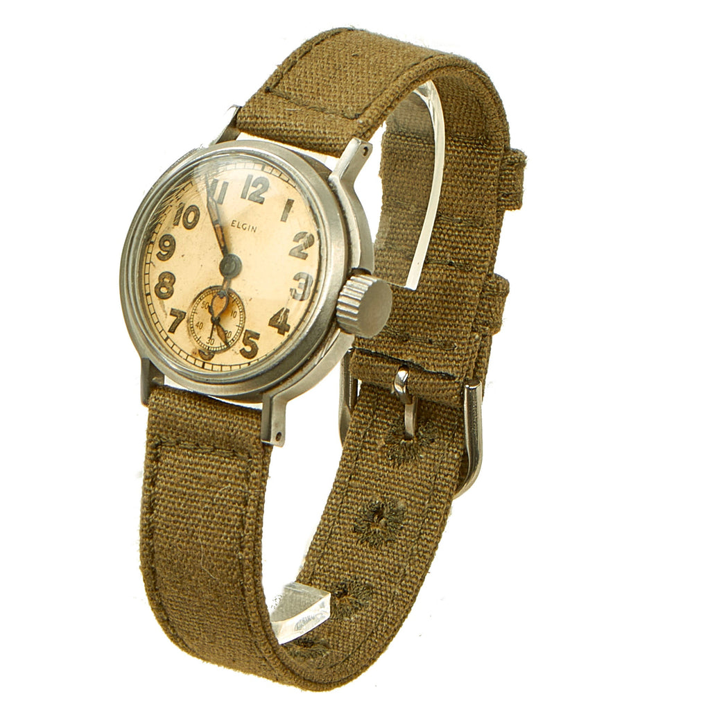 Original U.S. WWII Ordnance Department Wrist Watch by Elgin Original Items