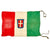 Original Italian WWII Kingdom of Italy Flag With Savoy Coat of Arms - 31” x 19 ½” Original Items