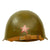 Original WWII Russian Soviet SSh-40 Steel Combat Helmet with Post War Victory Parade Repaint Original Items