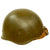 Original WWII Russian Soviet SSh-40 Steel Combat Helmet with Post War Victory Parade Repaint Original Items