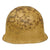 Original Israeli War of Attrition (1967 to 1973) Modified French Modèle 1951 Helmet Paint Desert Camouflage Original Items