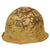 Original Israeli War of Attrition (1967 to 1973) Modified French Modèle 1951 Helmet Paint Desert Camouflage Original Items