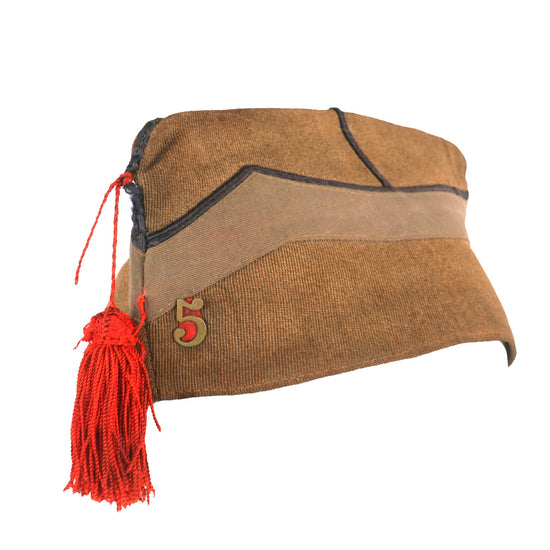 Original Belgian WWI 5th Regiment of the Line M1916 Forage Cap Original Items