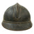 Original French WWI Issue Model 1915 Adrian Helmet in Horizon Blue with Painted Officer Insignia and Second Pattern Liner - Complete Original Items